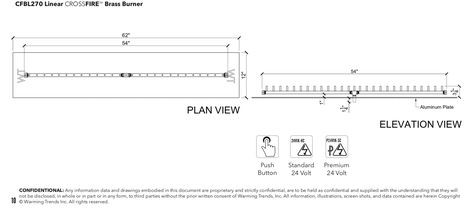 Warming Trends Linear Burner 270 Green Foundry Co.