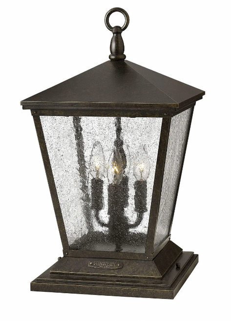 Hinkley 1671BK-LV Estate Series Edgewater LED 21 inch Black Outdoor Post  Mount Lantern, Low Voltage