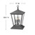 Trellis Pier Mount Lantern