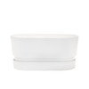 Stockholm Oblong Planter White