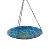 Glass Peacock Birdfeeder