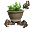 Puppy Pot Feet Resin