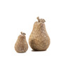 Wooden Pear Statue
Tan