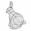 Rabbit Topiary Frame Silver
