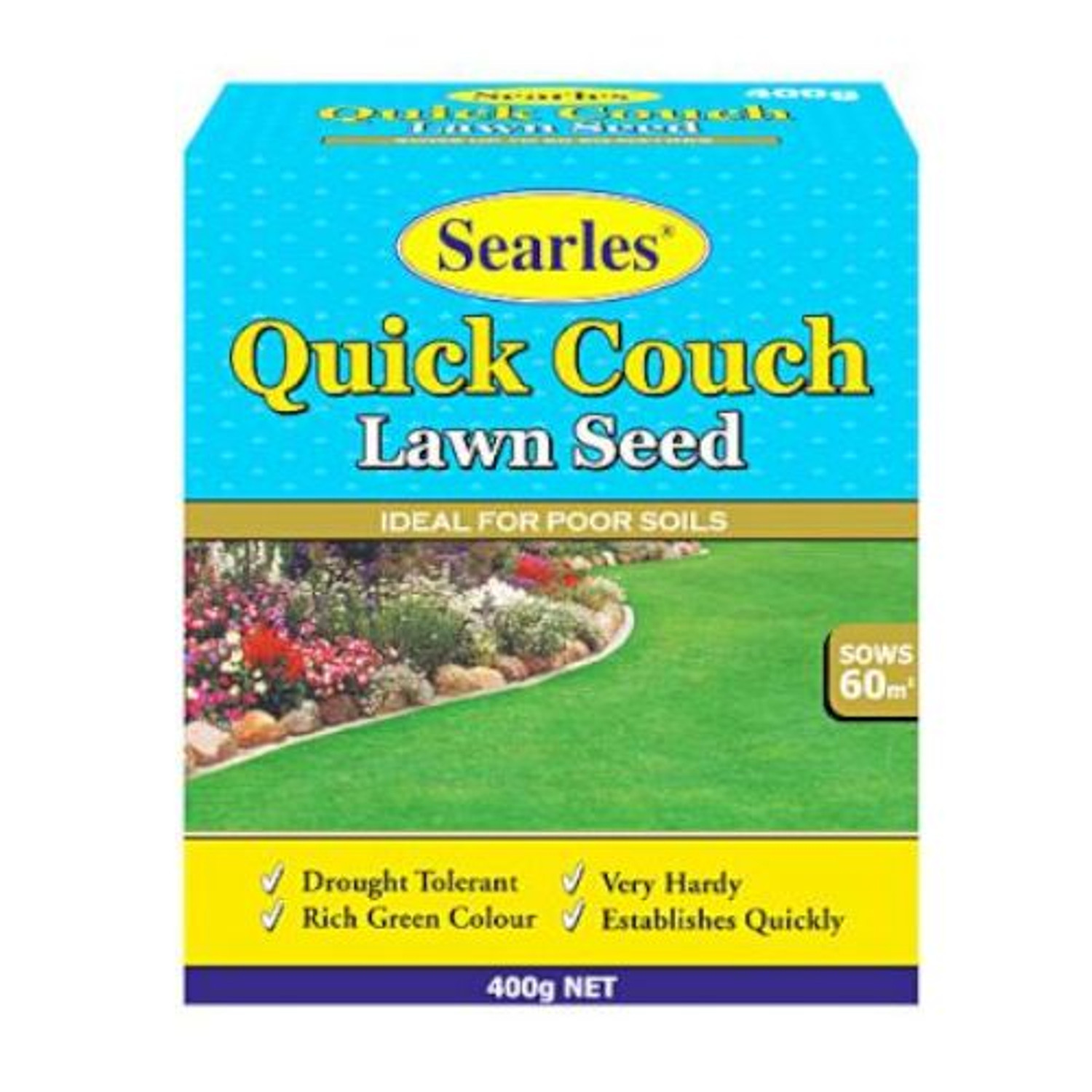 Quick Couch Lawn Seed 400g Four Seasons Nursery