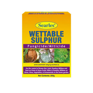 Searles Wettable Sulphur 250g Searles Wettable Sulphur 250g