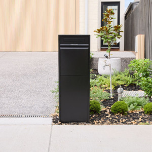 Zip Parcel Letterbox Black