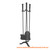 Fire Place 3 Piece Set 72cm Black Fire Place 3 Piece Set 72cm Black