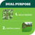 Buffalo Pro Weed And Feed 2.4ltr Hose-on