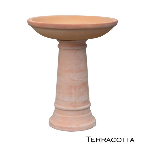 CottasEAL Siena Birdbath Terracotta