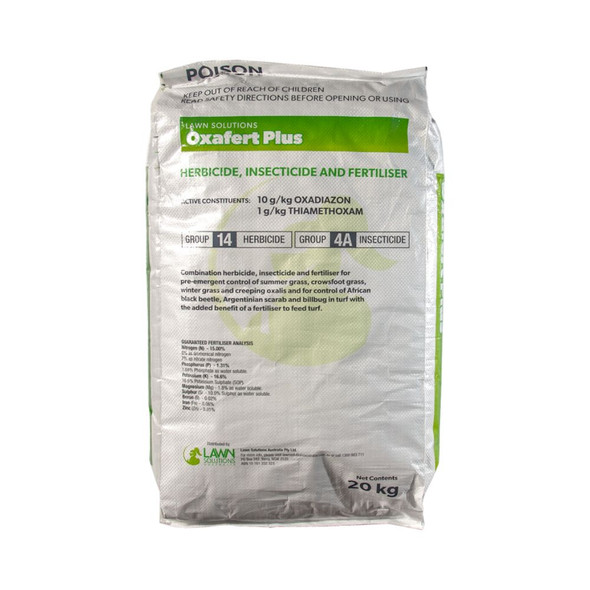 Oxafert Plus Pre-Emergent & Lawn Fertiliser 20kg