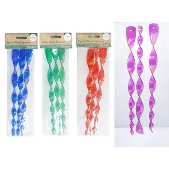 Spiral Wind Spinner 3 pack