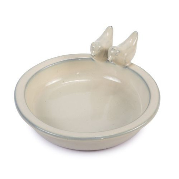 Bird Feeder Round Glazed