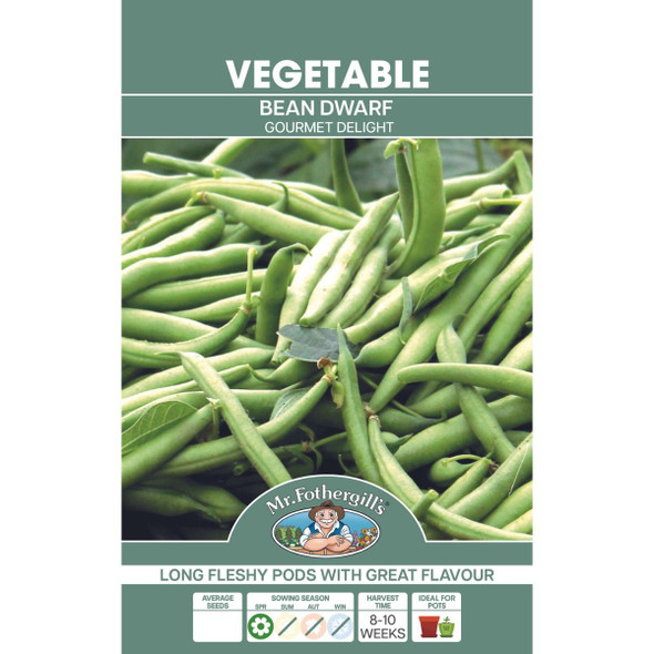 Bean Dwarf Gourmet Delight Seeds