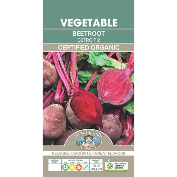 Beetroot Detroit 2 Organic Seeds
