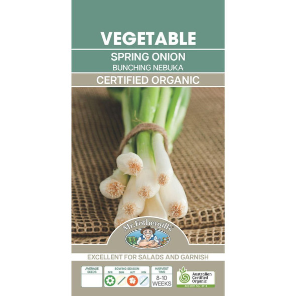 Spring Onion Bunching Nebuka Organic Seeds