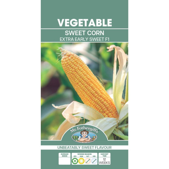 Sweet Corn Early Extra Sweet F1 Seeds