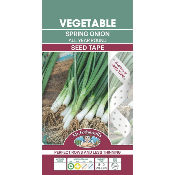 Spring Onion All Year Round Seed Tape