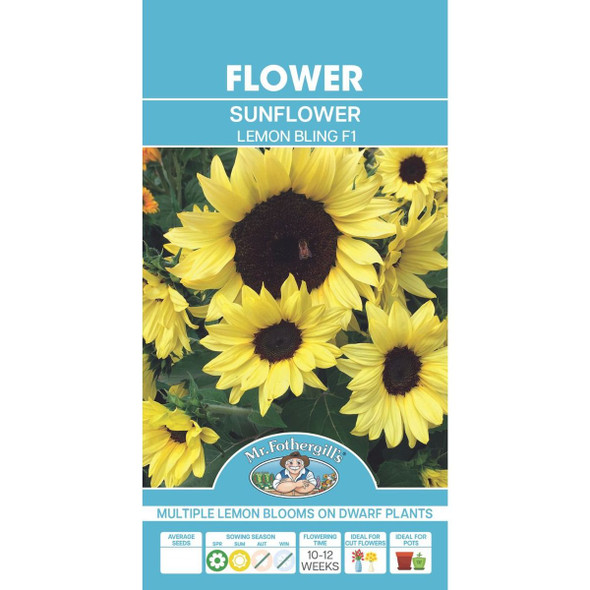 Sunflower Lemon Bling F1 Seeds
