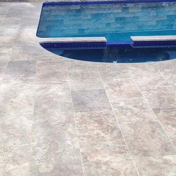 Travertine Silver Raw