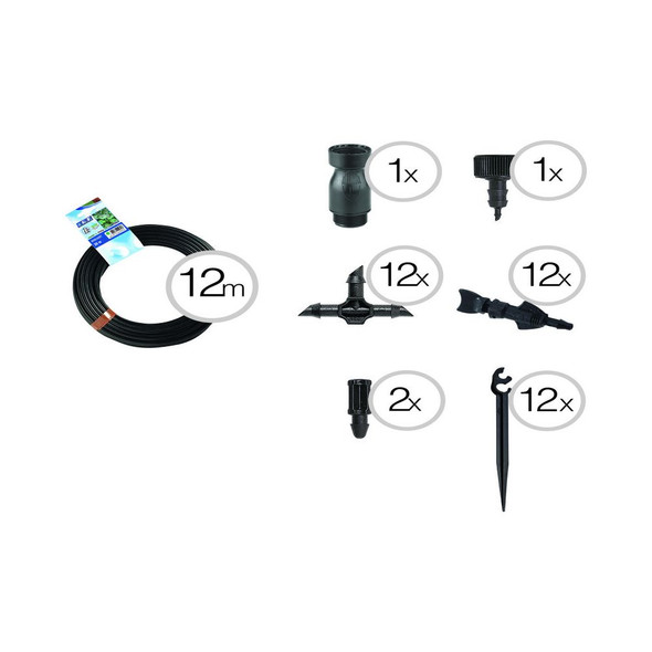 Drip Irrigation System 12 Pot Mini Kit