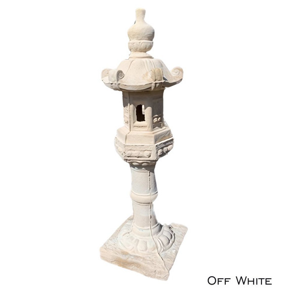Sandstone Ornate Lantern Tall