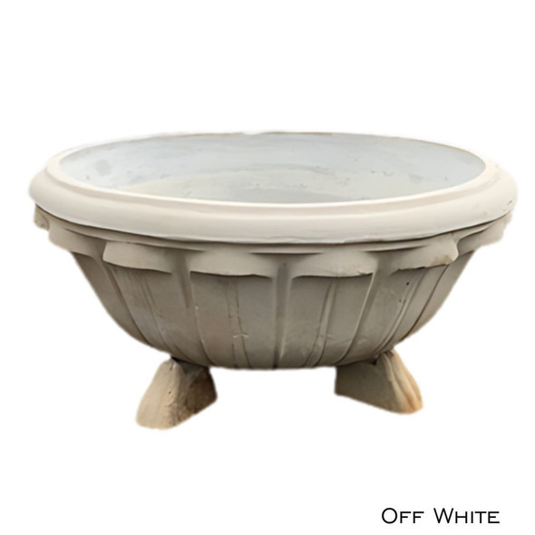 Sandstone Lotus on Stand Bowl