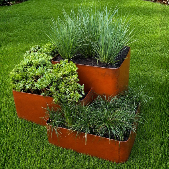 ShapeScaper Square 3 Tiered Planters