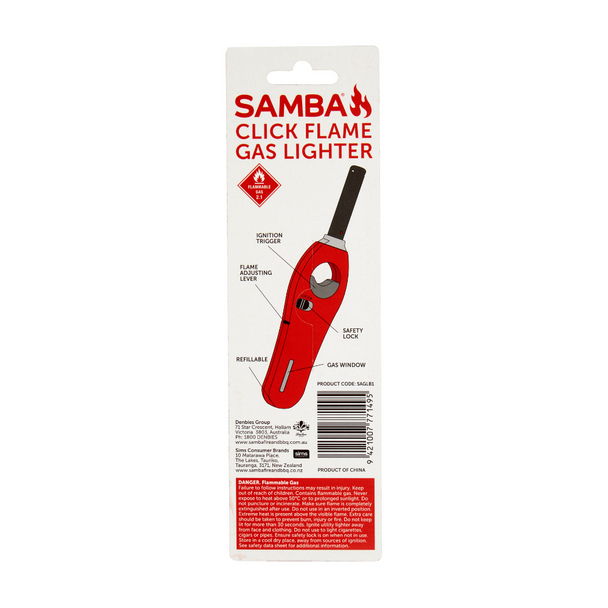 Samba Click Flame Gas Lighter