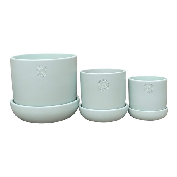 Hana Pot with Saucer Set 3