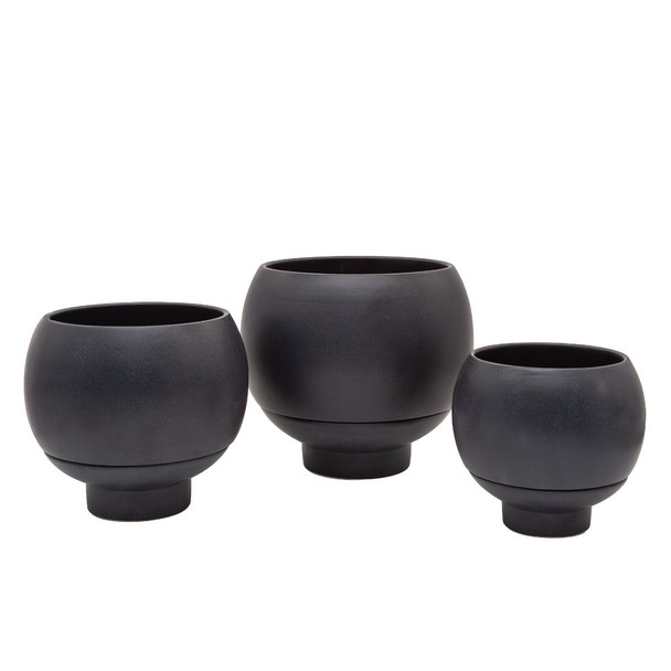 Otis Self Watering Planter Midnight Set