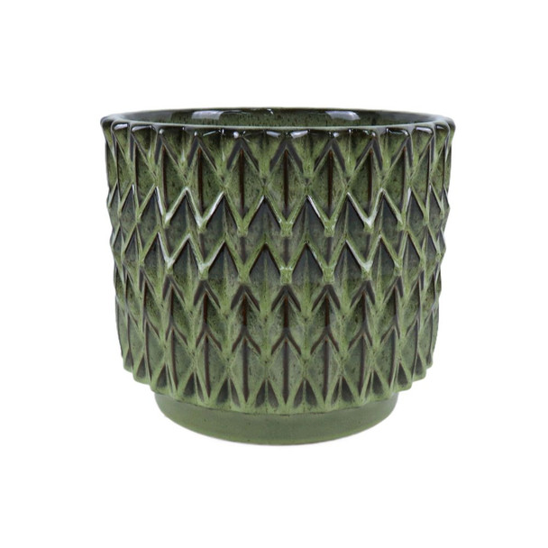 Felix Cylinder Pot Green