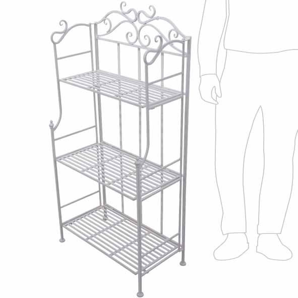 Bakers Stand 3 Tier White