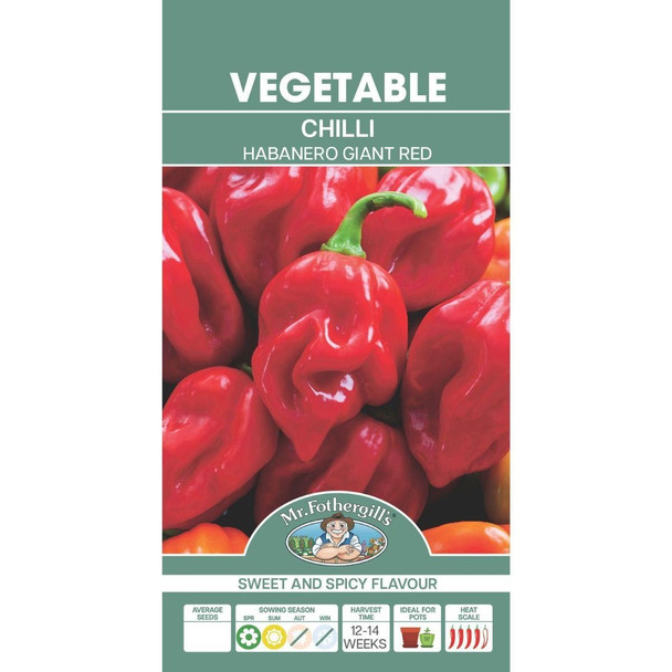 Chilli Habanero Giant Red Seeds