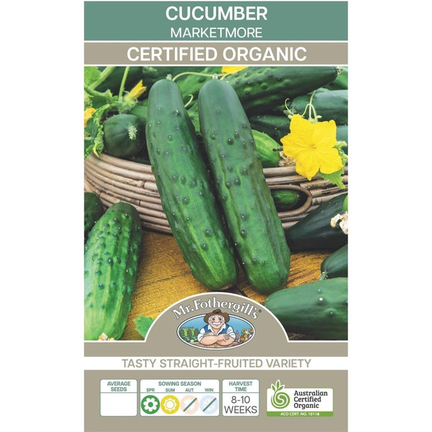 Cucumber Marketmore Organic Seeds