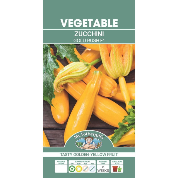 Zucchini Gold Rush F1 Seeds