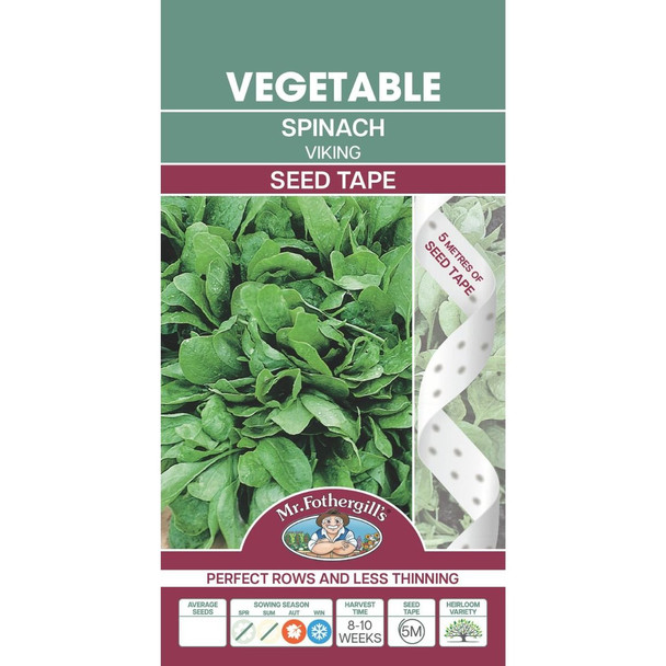 Tape Viking Seeds Spinach Seeds