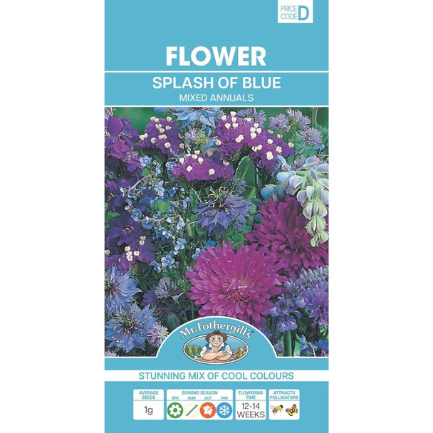 Annuals Splash of Blue Mixed Seeds