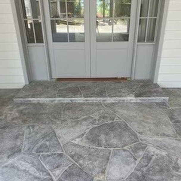 Travertine Silver Raw Crazy Pave
