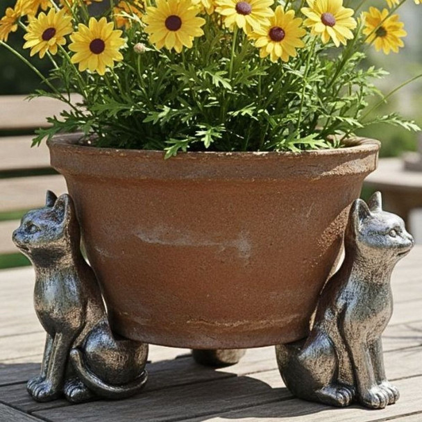 Cat Pot Feet Resin
