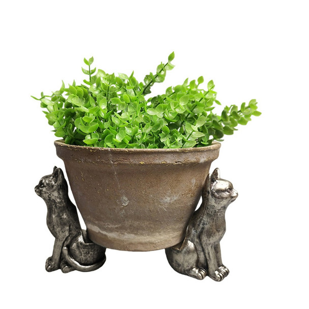 Cat Pot Feet Resin
