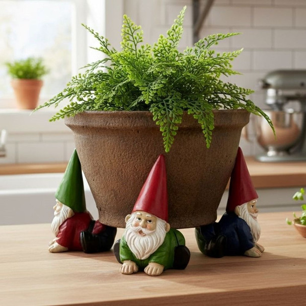 Gnome Pot Feet Resin