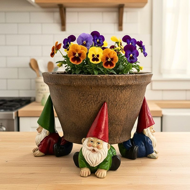 Gnome Pot Feet Resin