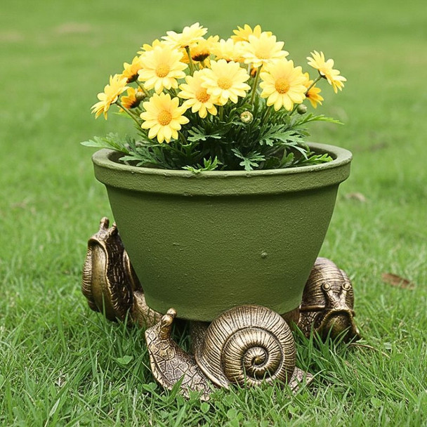 Snail Pot Feet Resin