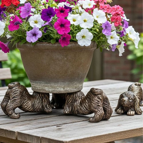 Puppy Pot Feet Resin