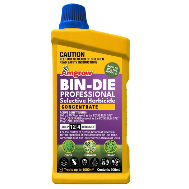 Bin-Die Selective Lawn Weeder 500ml