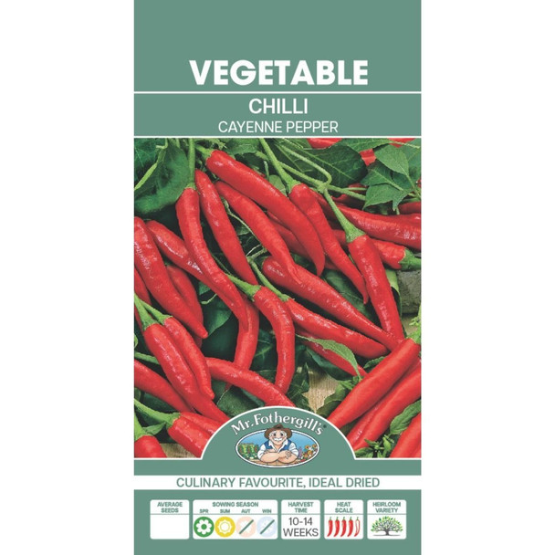 Pepper Cayenne Chilli Seeds