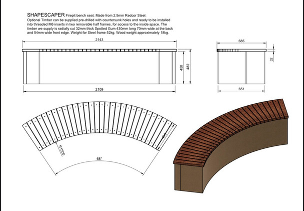 Shapescaper Bench Seat