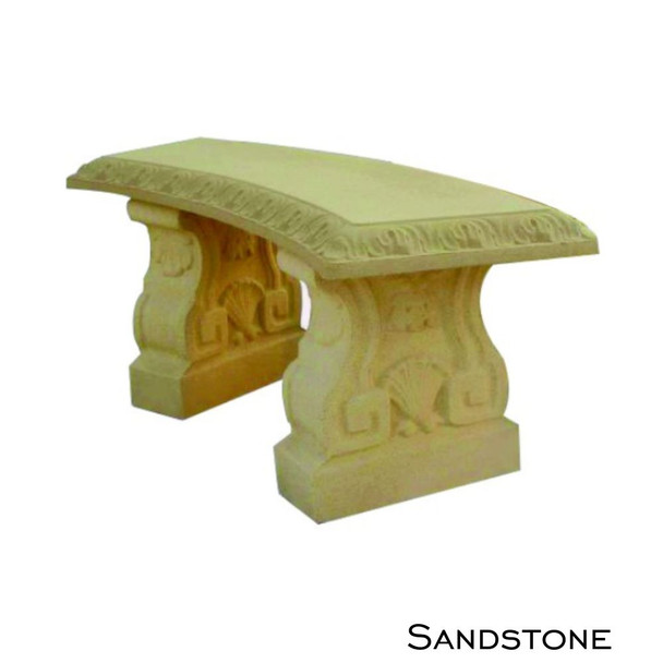 Sandstone Curved Bench Seat Pattern