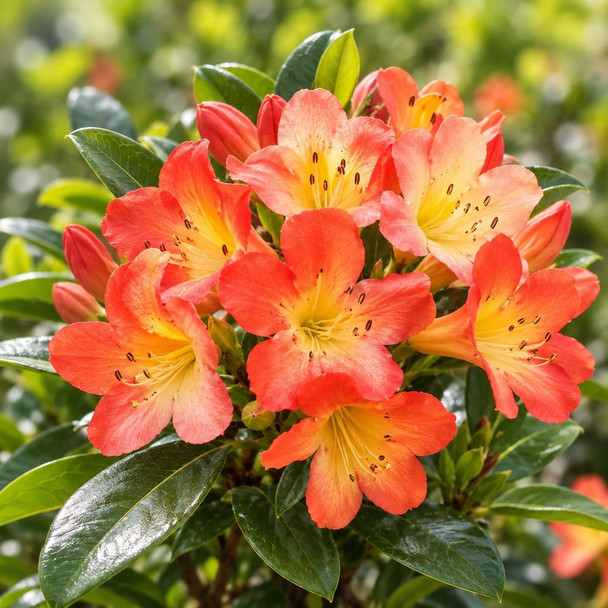 Vireya Rhododendron 'Currie Ochre'